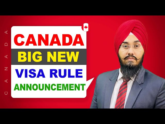 CANADA BIG NEW VISA RULE ANNOUNCEMENT | STUDY VISA UPDATES 2024 | USA CANADA UK
