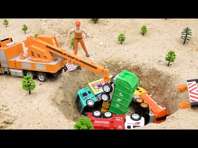 건설 차량 장난감 놀이 구조 크레인 트럭