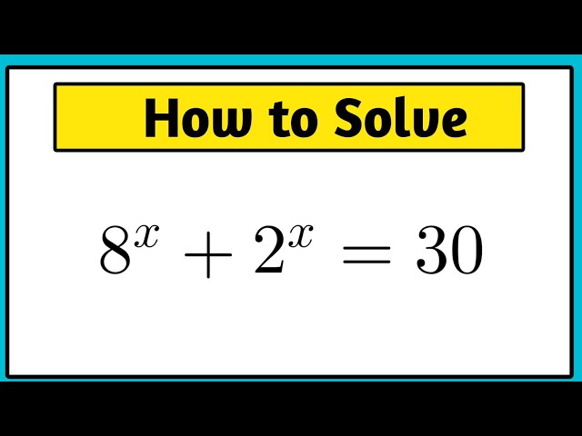 Nice Algebra Math Simplification Question | Find The Value of x