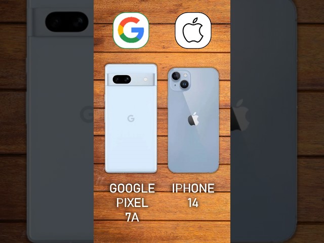 Google Pixel 7A vs iPhone 14