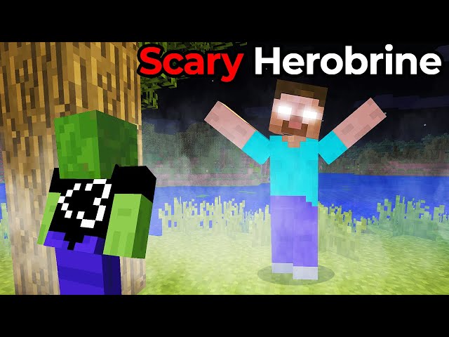 We Survived The Scariest Minecraft Herobrine Mod...