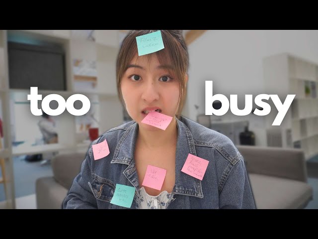 How I Organise A Busy Schedule: 7 HACKS to Avoid Burn-out! 🔥