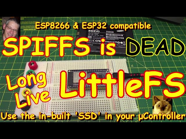 #203 SPIFFS vs LITTLEFS for ESP32✅ & ESP8266✅ (not Arduino UNO❌)