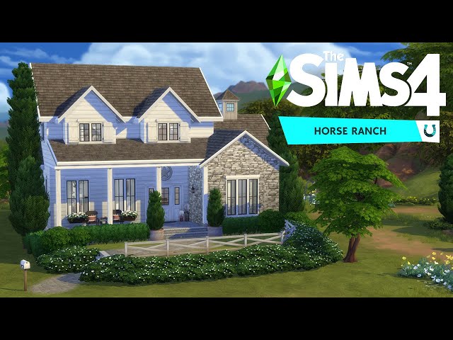 Modern Farm House || The Sims 4 Horse Ranch: Speed Build