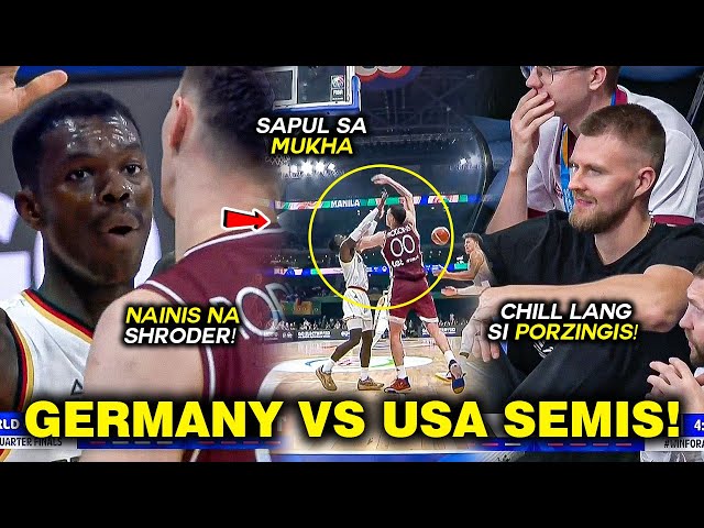 GERMANY vs LATVIA | Maalat ang Shooting ni SHRODER | NAINIS NA SA LARO | Mahihirapan USA Dito!