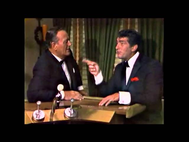 Dean Martin & John Wayne have a talk and sing "Don't Fence Me In"