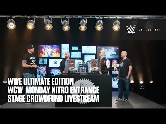 WWE Ultimate Edition WCW Monday Nitro Entrance Stage Crowdfund LIVESTREAM EVENT