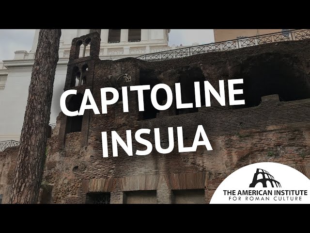 Capitoline Insula - best preserved apartment building from Ancient Rome