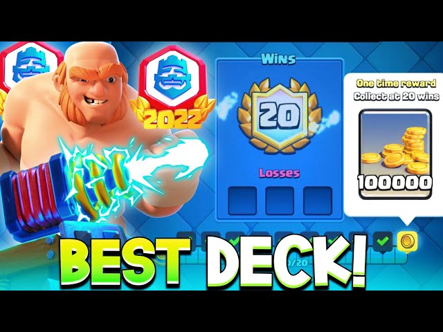 20 WINS IN 20 WIN CHALLENGE WITH BEST SPARKY DECK - Clash Royale