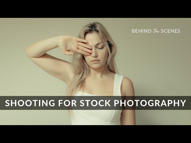 Shooting for Stock Photography - Mental Health Awareness BEHIND the SCENES