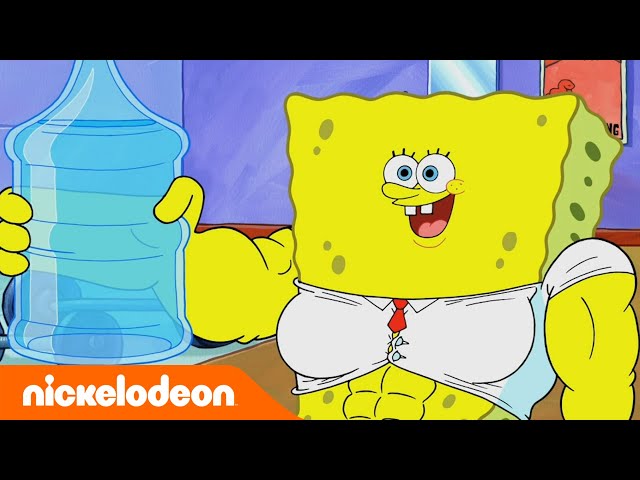 SpongeBob Kanciastoporty | Czas na trening! | Nickelodeon Polska