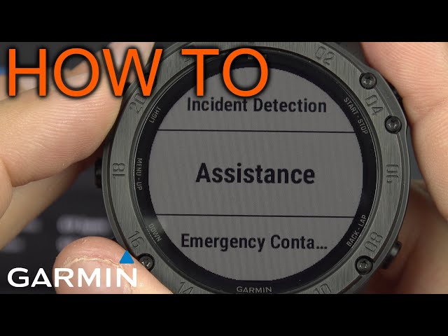 How to Program Emergency Contact Call with Garmin Tactix / Fenix