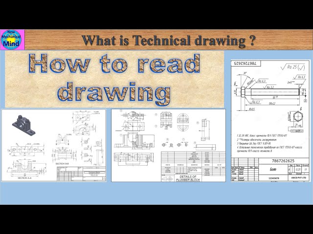 How to read technical drawing | what is technical drawing | explained in tamil| new mechanical mind