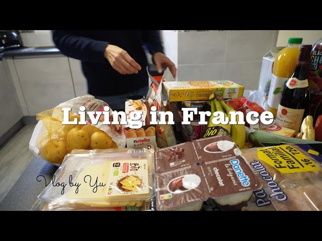 Cost of living in France🇫🇷  .How much we spend each week at the supermarket 🛒Life in France VLOG
