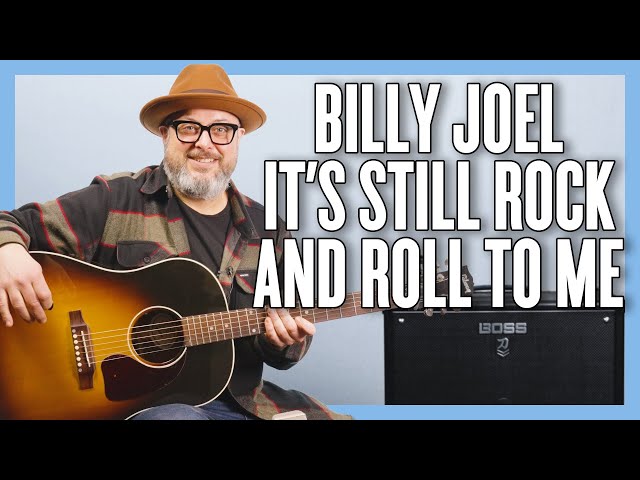 Billy Joel It's Still Rock and Roll to Me Guitar Lesson + Tutorial