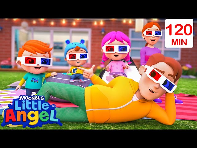 Family Movie Night Song 🍿 Little Angel - Nursery Rhymes and Kids Songs | After School Club