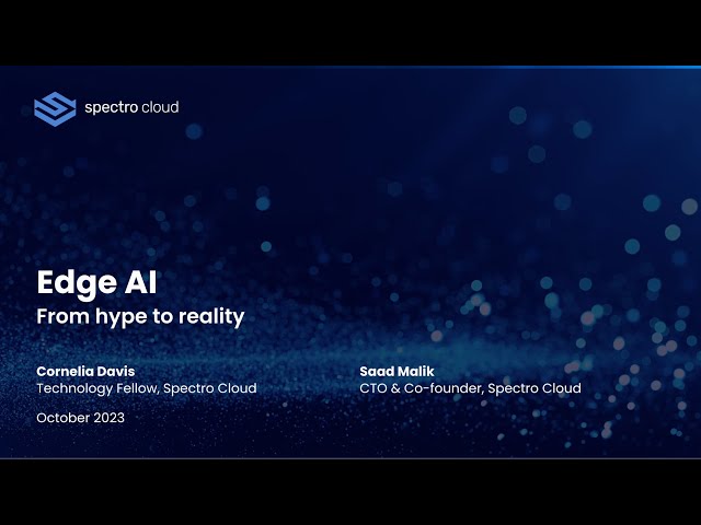 Webinar | Edge AI: from hype to reality