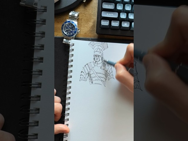 Drawing a Roman Soldier