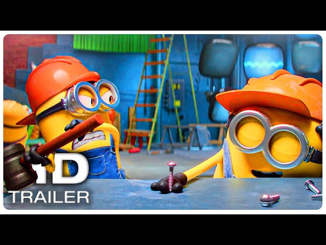 MINIONS 2 THE RISE OF GRU "Minions Building Gru's Secret Lair" Trailer (NEW 2022) Animated Movie HD