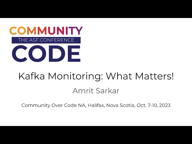 Kafka Monitoring: What Matters!