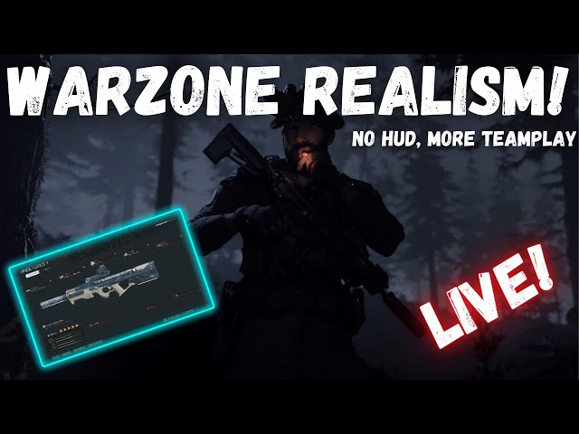 Warzone Realism! - Warzone PUBG style livestream!