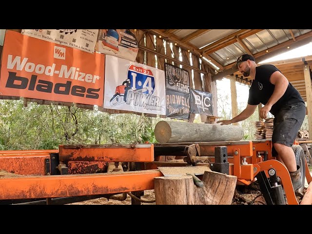 A Simple Job On The Sawmill | Wood-Mizer LT40 WIDE