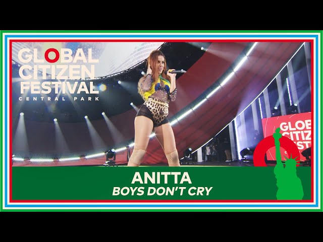 Brazilian Superstar Anitta Performs ‘Boys Don’t Cry’ Live | Global Citizen Festival 2023