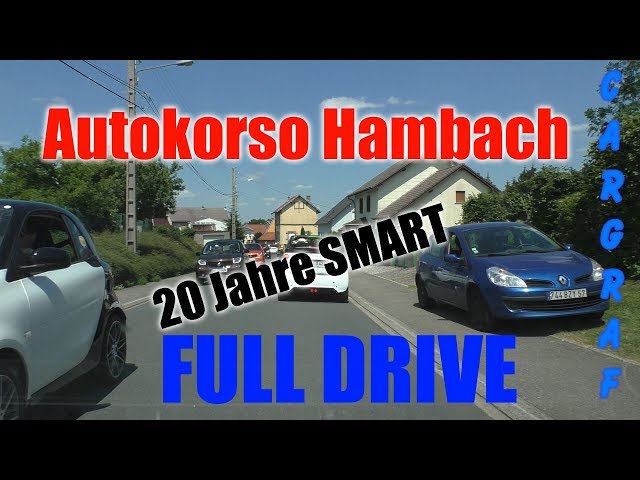 Hambach 2018 - 20 Jahre SMART -  Autokorso - FULL DRIVE