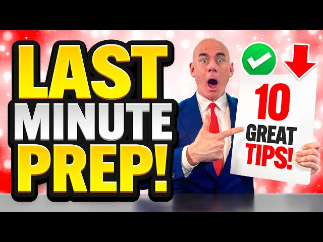 TOP 10 'BEST' INTERVIEW TIPS! (How to PREPARE for a JOB INTERVIEW!) QUESTIONS & ANSWERS!
