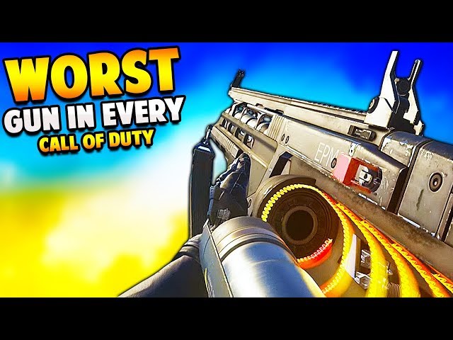The WORST GUN in Every Call of Duty