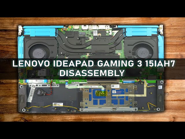 Lenovo Ideapad Gaming 3 15 (2022) Review - Disassembly and upgrade options