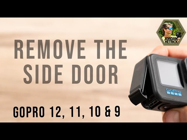 How To OPEN & REMOVE the Side Battery Door | GoPro 12, 11, 10 & 9