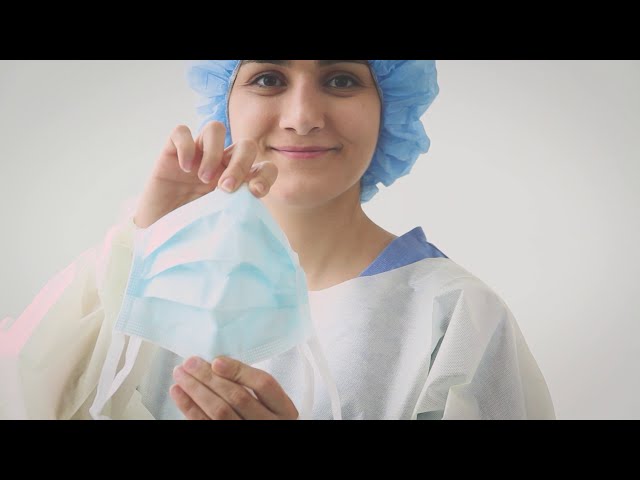 How to Wear a Face Mask with Surgical Ties Safely - Medical PPE Donning and Doffing
