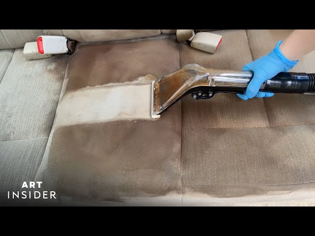 How The Dirtiest Car Interiors Get Professionally Cleaned | Insider Art