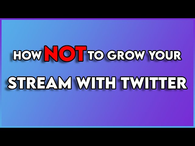 Three Things You're Doing Wrong on Twitter for Twitch Growth #shorts