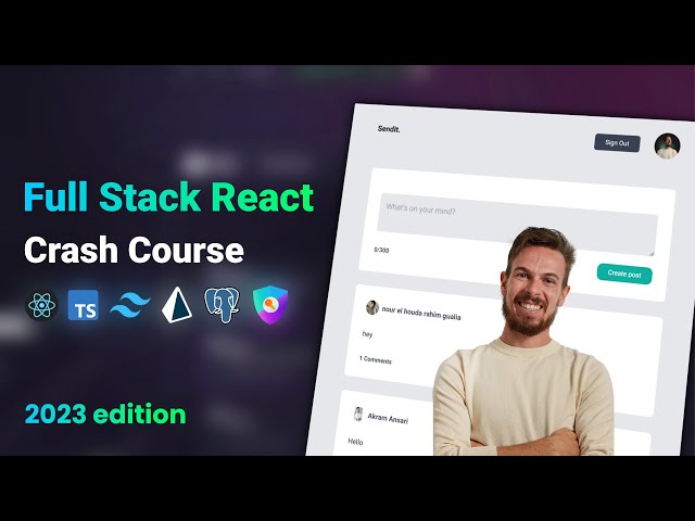 Full Stack Web Development With React | 2023 Crash Course with Project