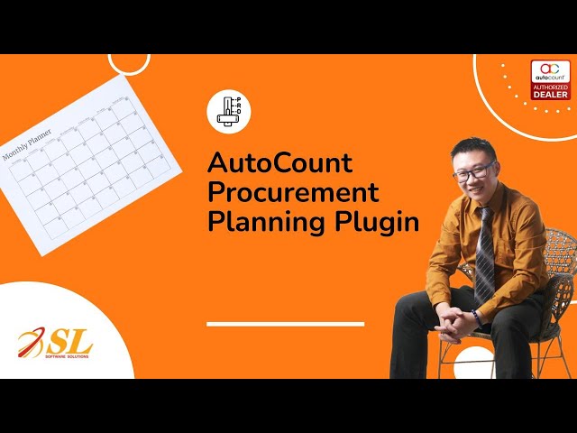 (中文) AutoCount - Procurement Planning Plugin (AutoCount Accounting 2.1)