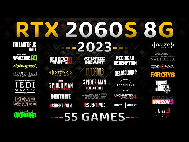 RTX 2060 Super Test in 55 Games in 2024🔥