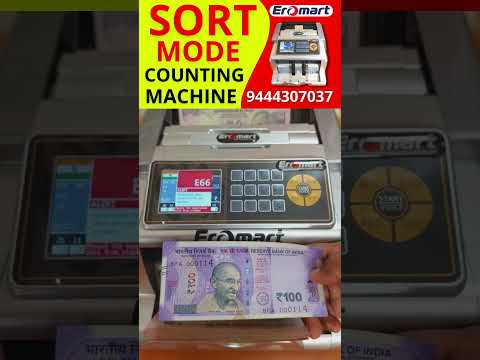 How to Use A Sort Mode in Cash Counting Machine Easily