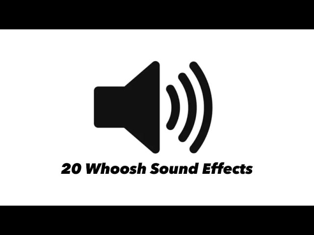 20 FREE CINEMATIC WHOOSH SOUND EFFECTS | High quality 4k Audios