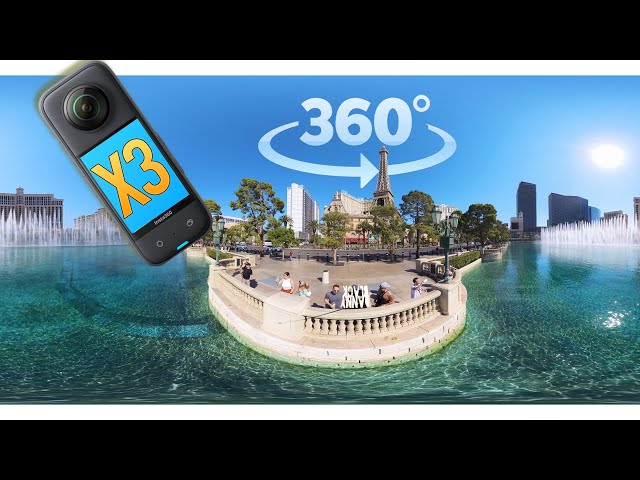 Insta360 X3 👀 LOOK AROUND... 360° CLIPS in LAS VEGAS, 5.7k Quality!