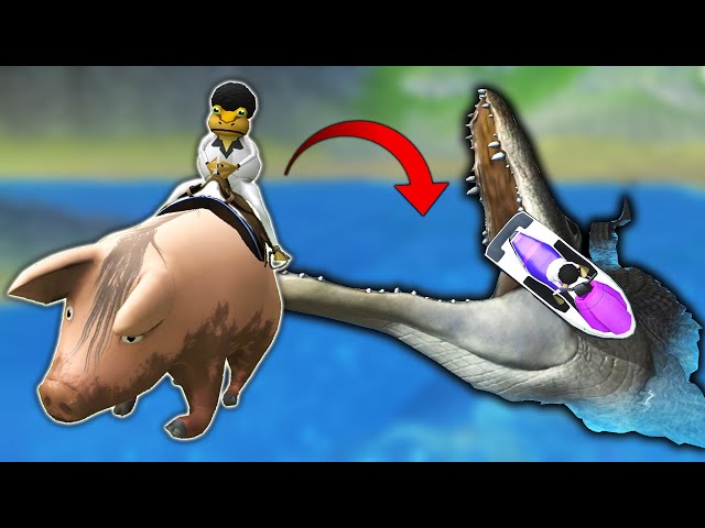 GETTING CHASED BY A GIANT ALLIGATOR! (Amazing Frog)