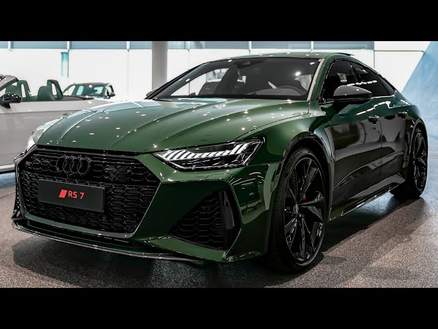 2022 Audi RS7 Sportback in goodwood green pearl effect (600hp) - Sound & Visual Review!
