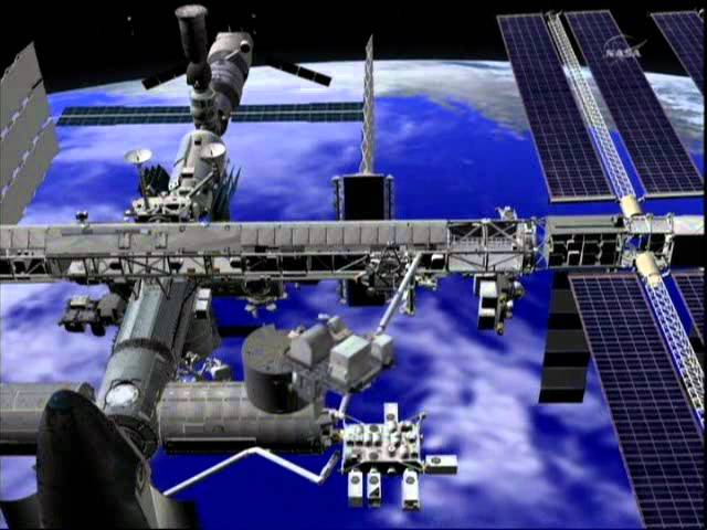 STS-134: ELC3 Installation (time lapse)