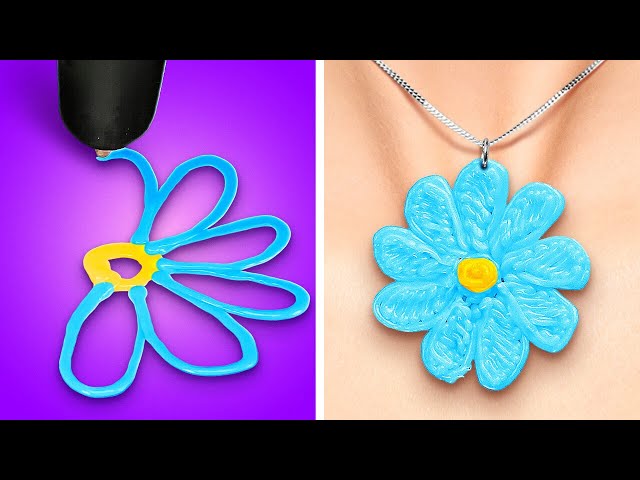 Cool Crafts With 3D Pen, Resin And Glue And Awesome DIY Jewelry & Accessory Ideas