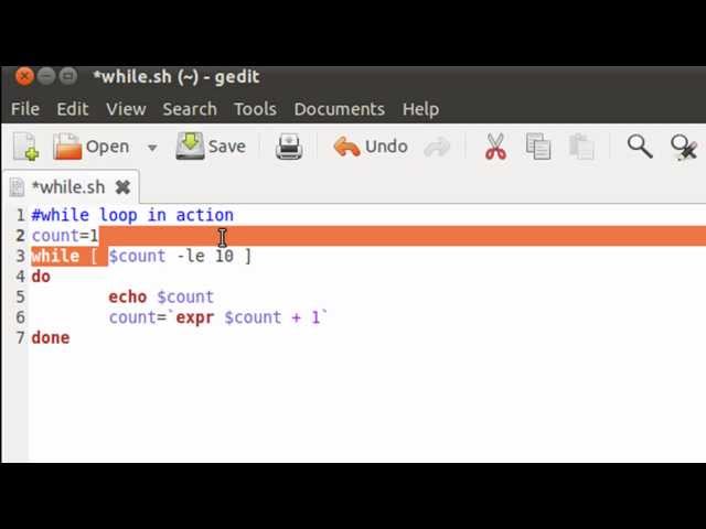 Shell Scripting Tutorial-39: The 'while' Loop
