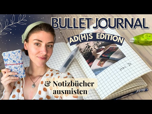 Bullet Journal Set Up für ADHS & Notizbücher ausmisten!