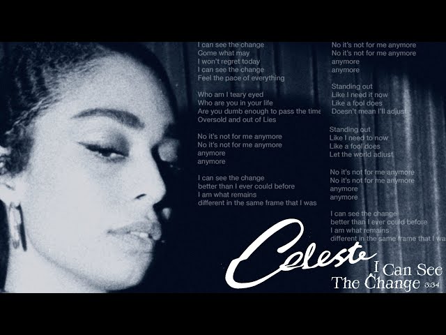 Celeste - I Can See The Change (Produced by FINNEAS) | Official Audio
