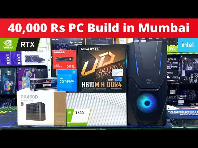 40,000 Rs BEST BUDGET Gaming Pc Build in Mumbai | Green Apple Compunet