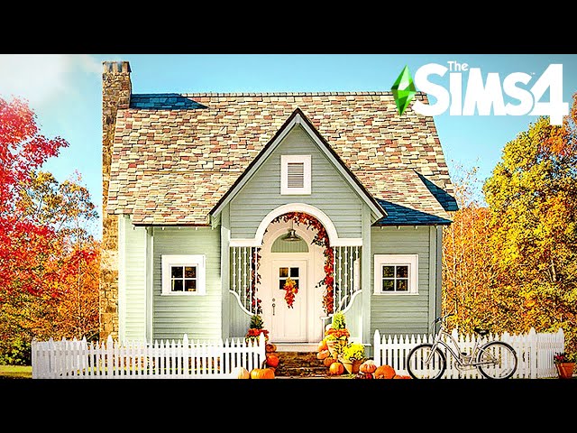 SINGLE SIM WITH 1 PET TINY COTTAGE ~ LIMITED PACK Curb Appeal: Sims 4 Speed Build (No CC)